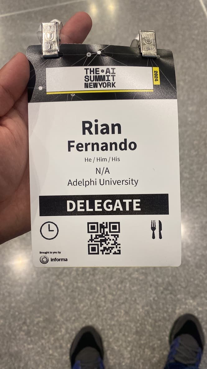 Hackathon badge from the AI Summit Series